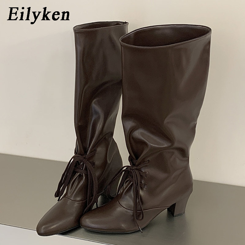 Street Fashion Winter - Eilyken Winter Fashion Lace Up Woman