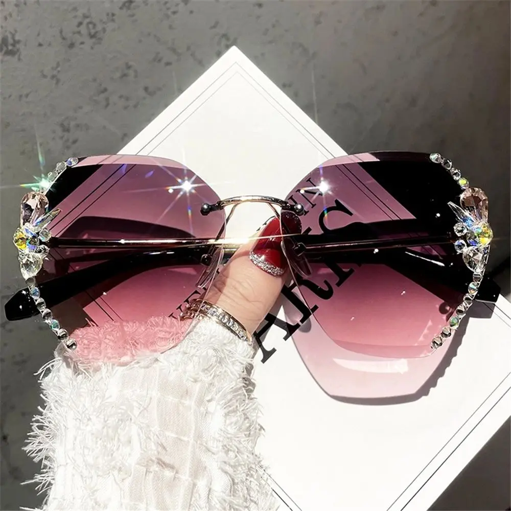 Street Fashion Outfit - Y2K Luxury Designer Borderless Metal Diamond