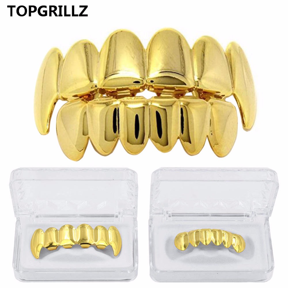 Street Fashion Jewelry - TOPGRILLZ New Fit Rose Gold Color