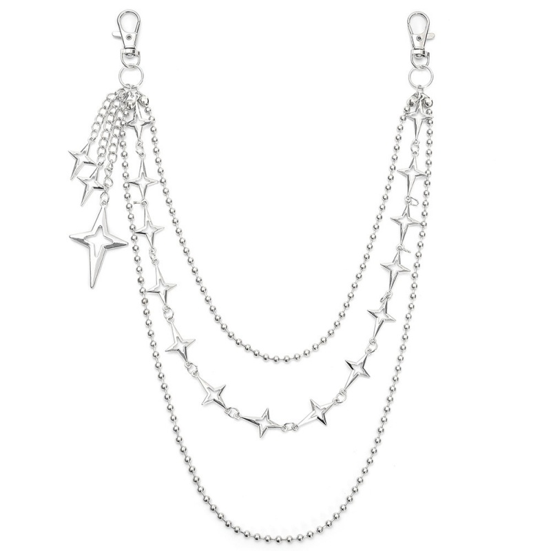 Street Fashion Jewelry - Women Punk Hip Hop Multilayer Star