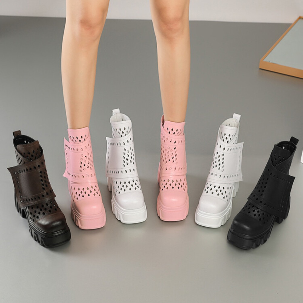 New Arrival Women's Pink Platf - Street Fashion Outfit 评论和价格