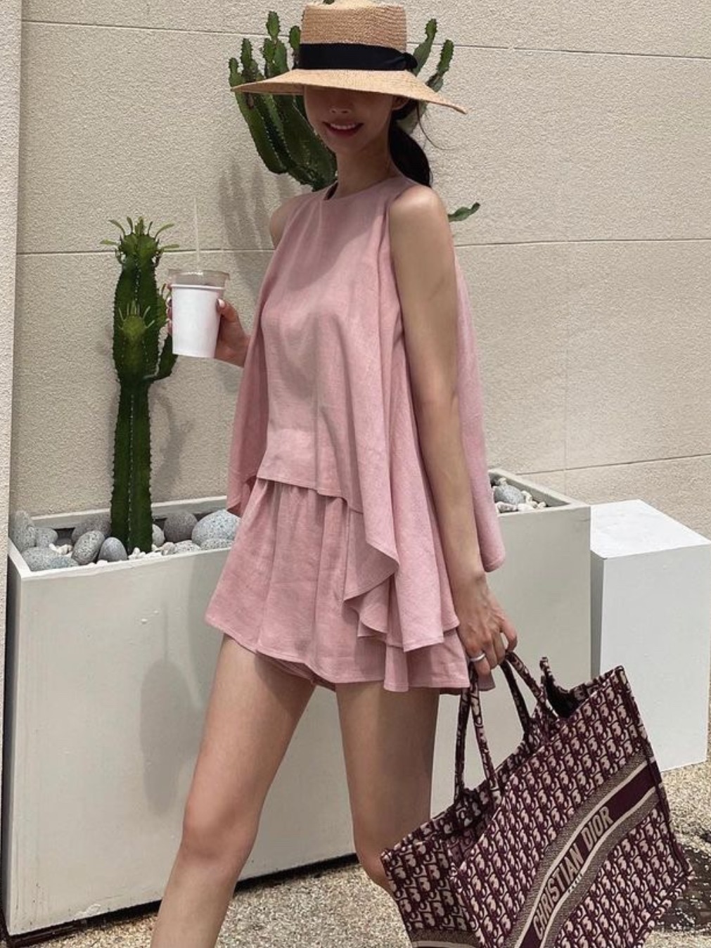 Fashionable Sleeveless Wide He - Street Fashion Now 评论和价格