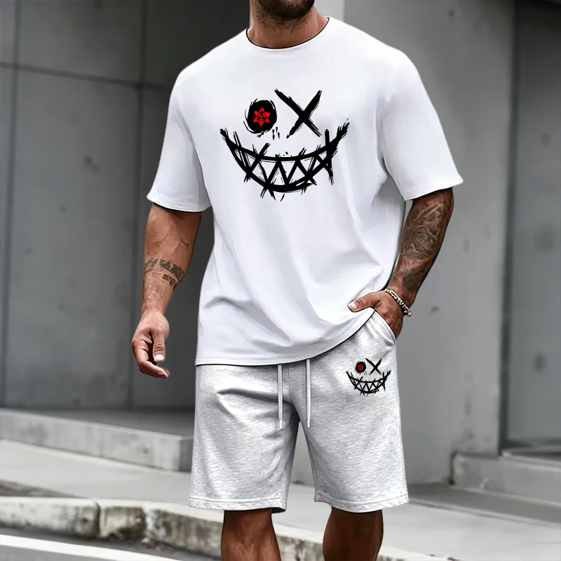 2026 Summer Men's Set T-shirt& - Street Fashion Mood 评论和价格