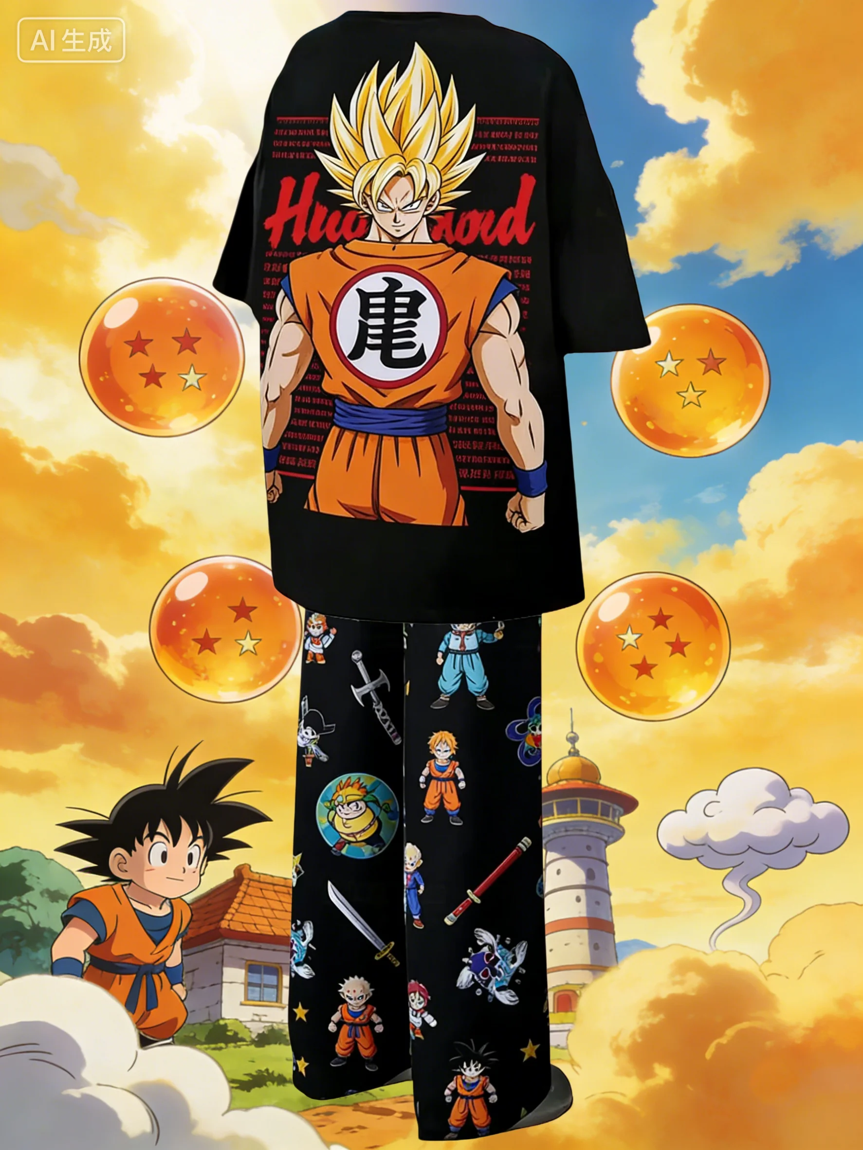 Dragon Ball Z Goku Graphic Paj - Street Fashion Magazine 评论和价格