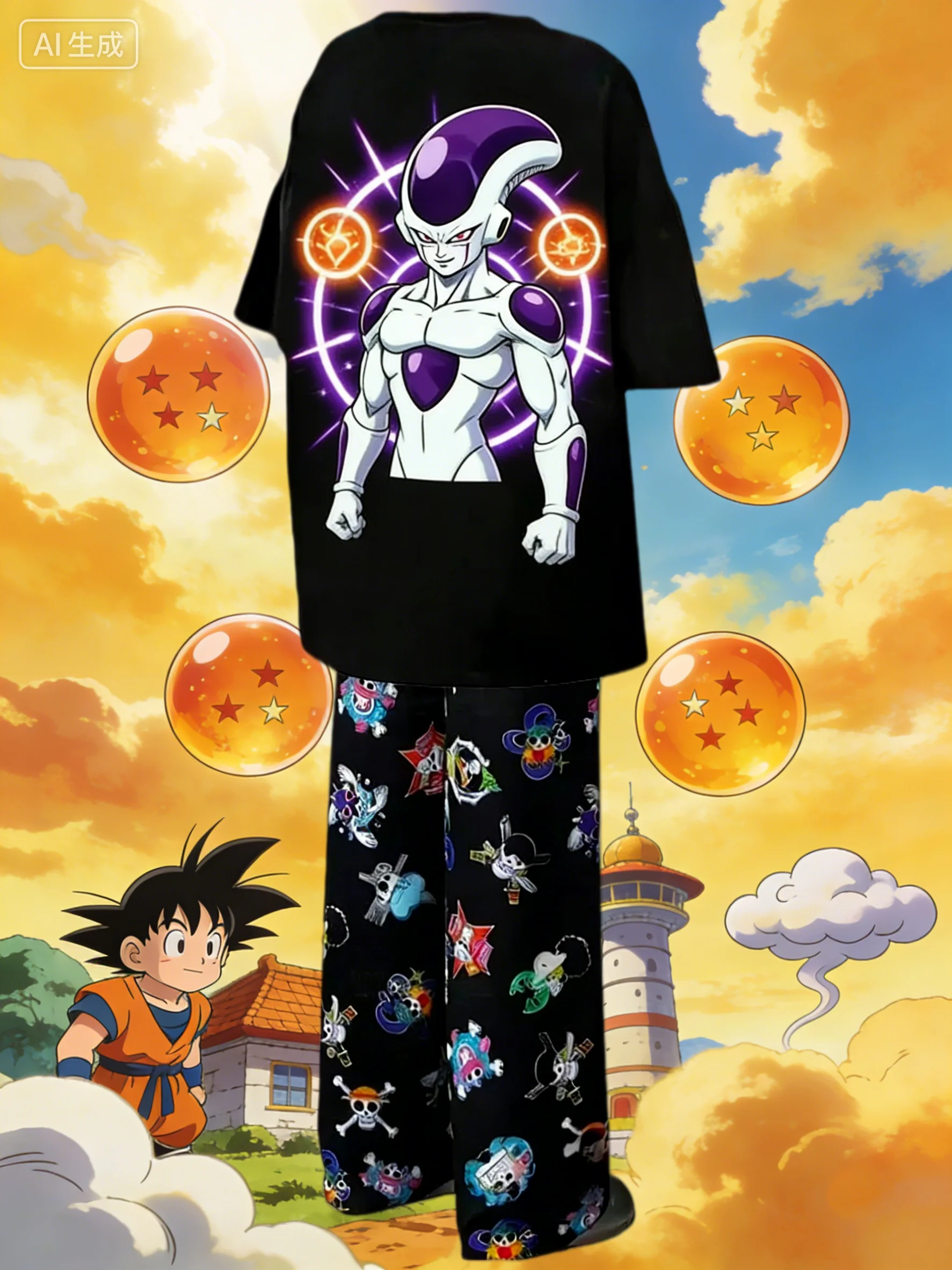 Dragon Ball Z Goku Graphic Paj - Street Fashion Magazine 评论和价格
