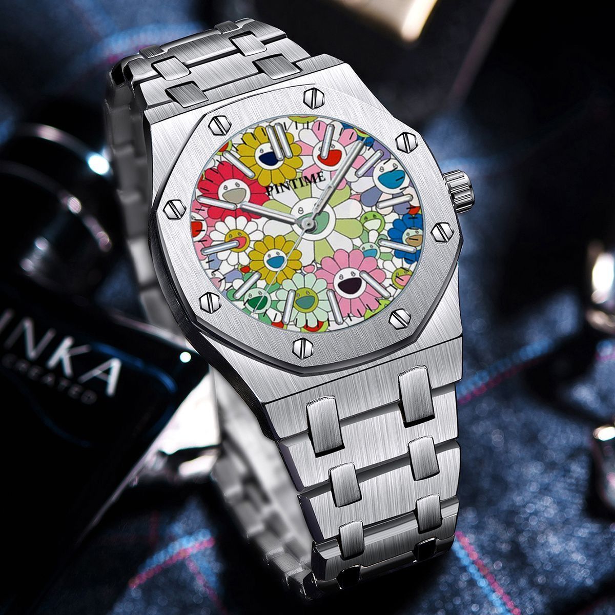 Trendy Sunflower Graffiti Men' - Street Fashion Graffiti 评论和价格