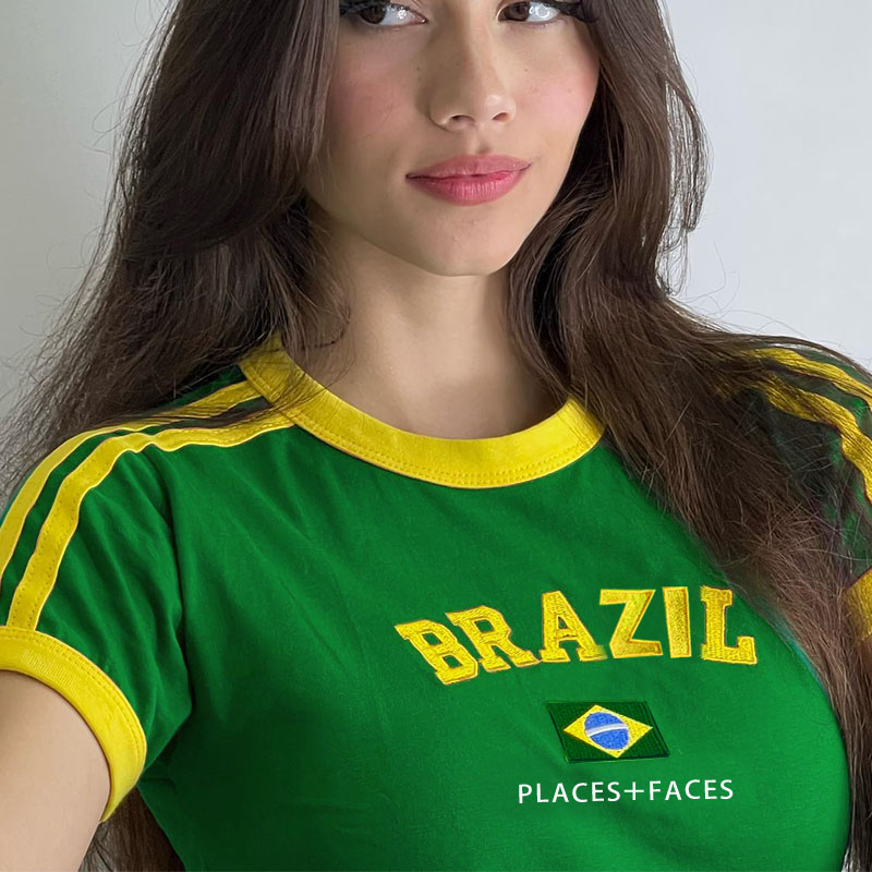 Women's Streetwear Brazil Lett - Street Fashion Brazil 评论和价格