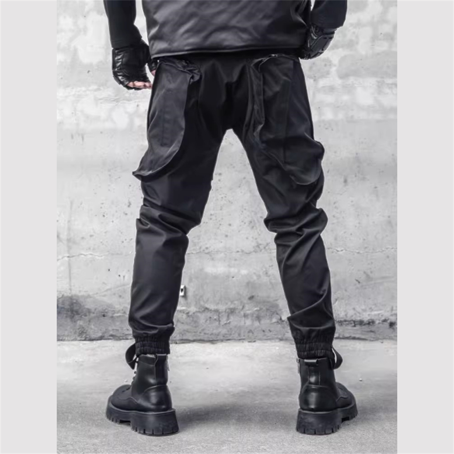 Men Y2K Cargo Pants Zipper Poc - Techwear Pants Tactical 评论和价格