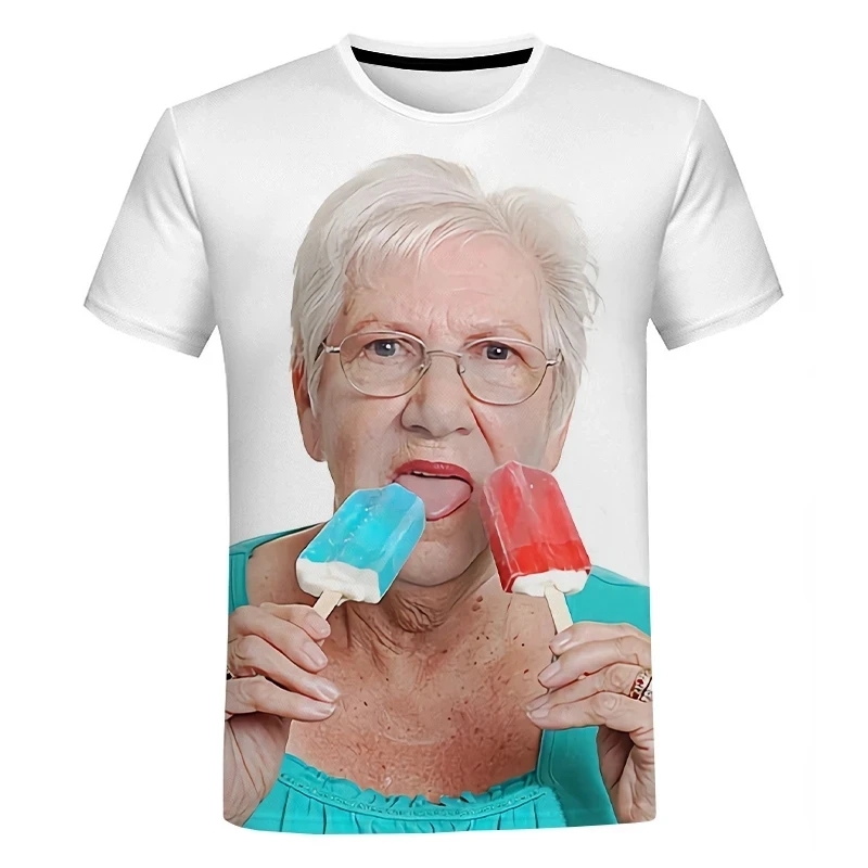 Summer Fun New Grandma Pattern - Street Fashion Plus Size 评论和价格