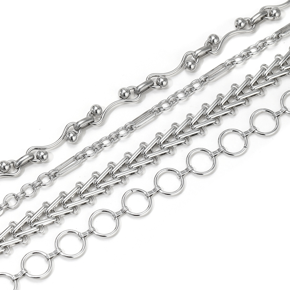 1 Meter Stainless Steel Heavy  - Street Fashion Jewelry 评论和价格