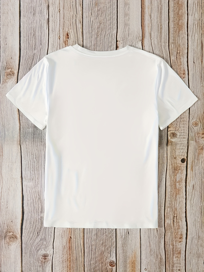 Cartoon Donut Print T-shirt, S - Street Fashion Trend 2025 评论和价格