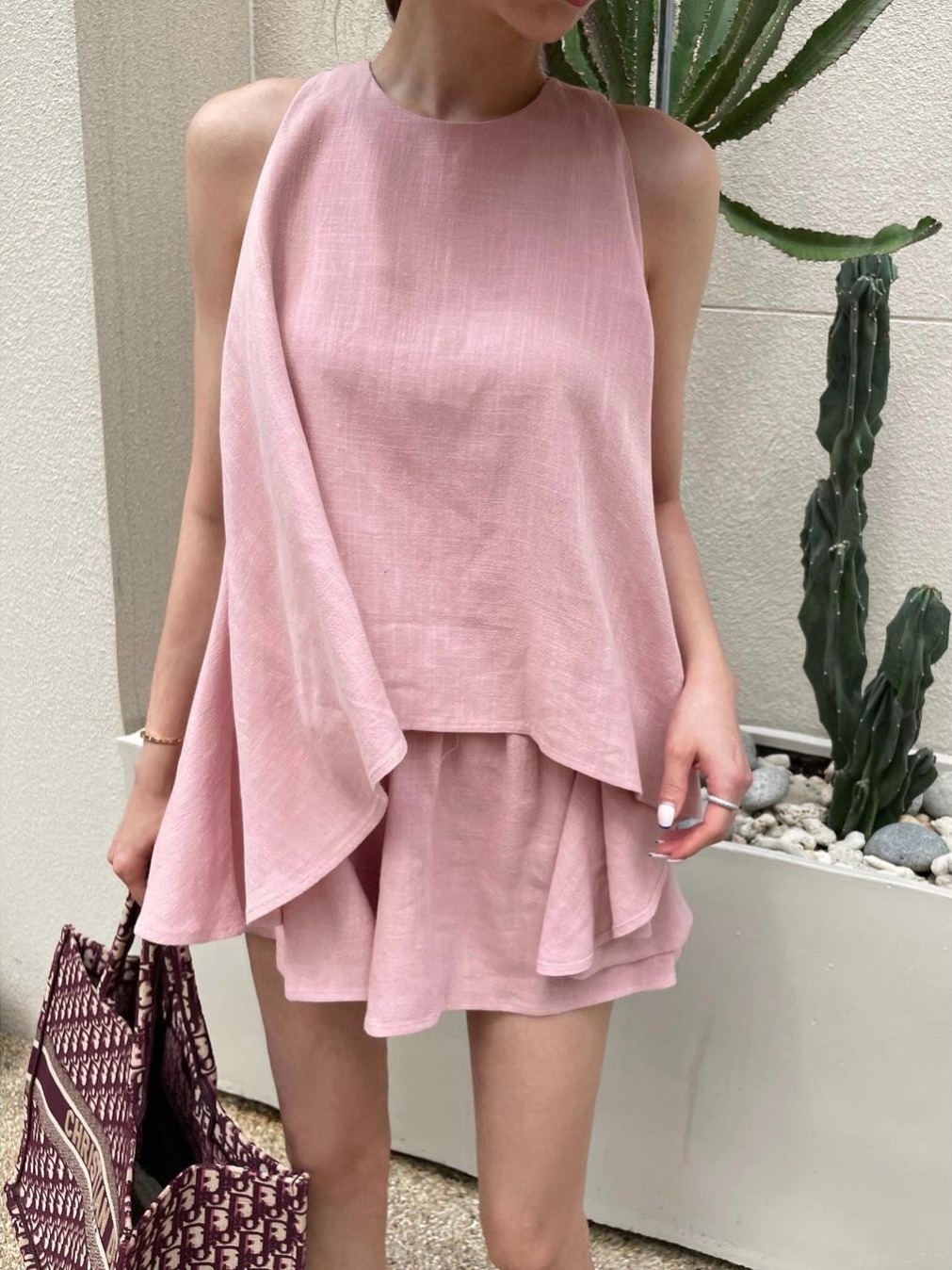 Fashionable Sleeveless Wide He - Street Fashion Now 评论和价格