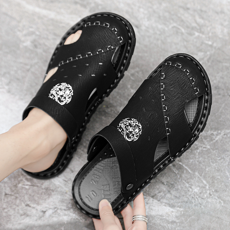 Men Slippers Summer Outside St - Street Fashion Plus Size 评论和价格