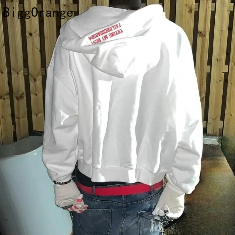 Sweatshirt coat rhinestone emb - Street Fashion Elements 评论和价格