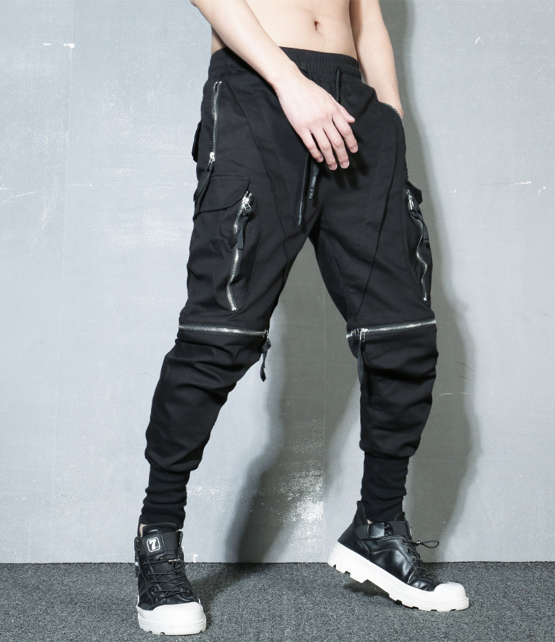 Detachable Black Cargo Pants M - Techwear Pants Tactical 评论和价格