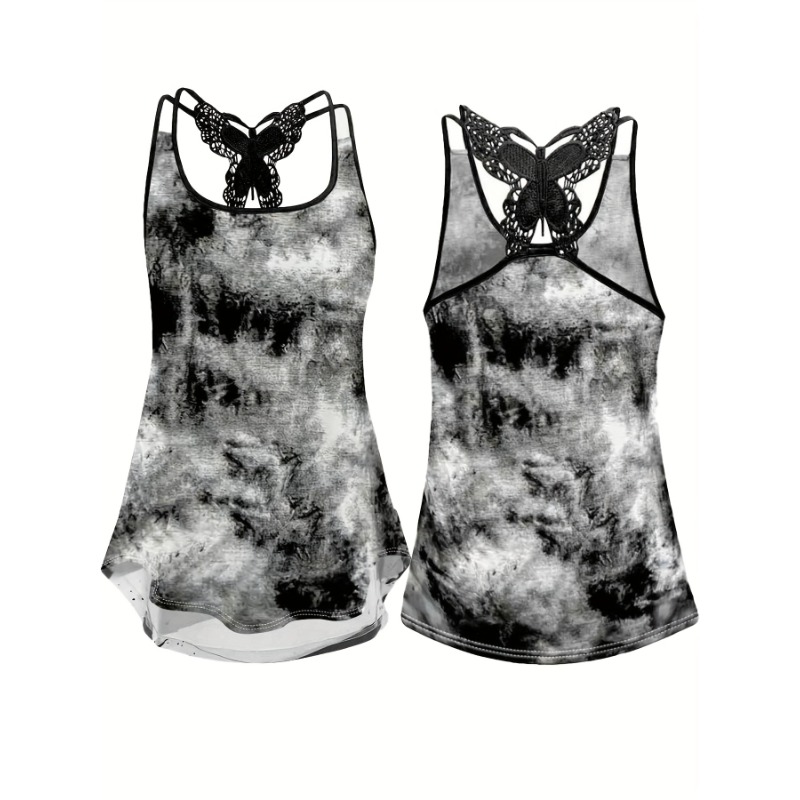 Plus Size 1XL-5XL Print Tank T - Street Fashion Plus Size 评论和价格