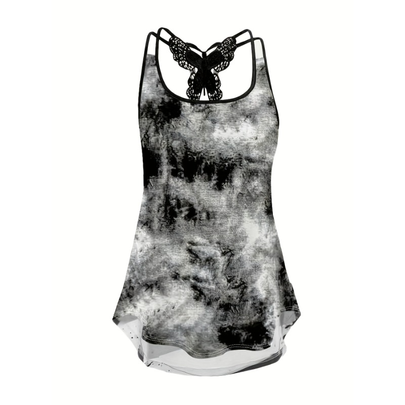 Plus Size 1XL-5XL Print Tank T - Street Fashion Plus Size 评论和价格