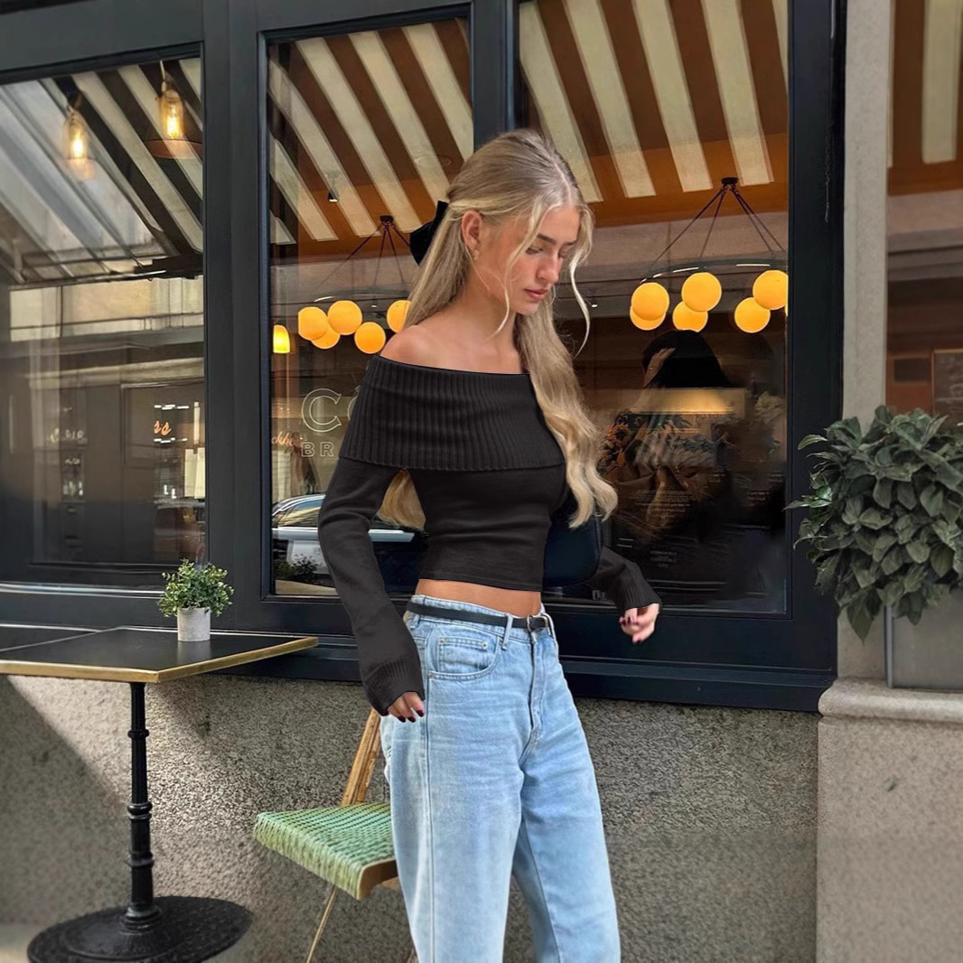 Street Fashion Off Shoulder To - Street Fashion Outfit 评论和价格