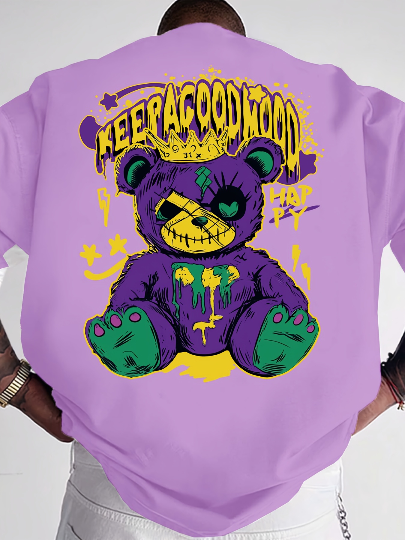Fashionable new men's personal - Street Fashion Graffiti 评论和价格