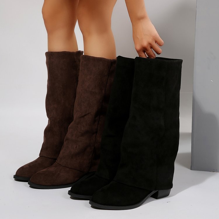 Women's Knee High Boots Autumn - Street Fashion Winter 评论和价格