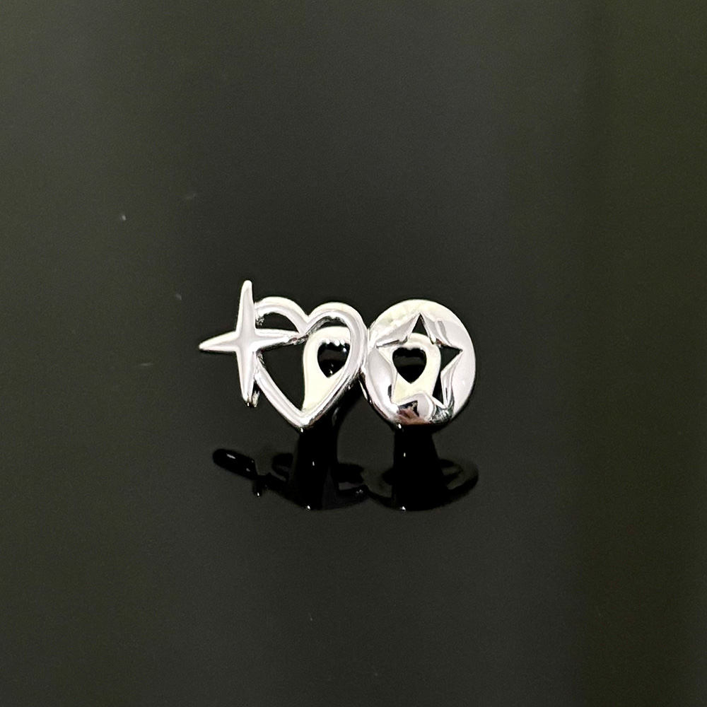 RACHELZ Y2K Vintage Double Hol - Street Fashion Jewelry 评论和价格
