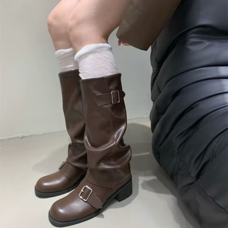 2025Woman Boots Knee High Plat - Street Fashion Trend 2025 评论和价格