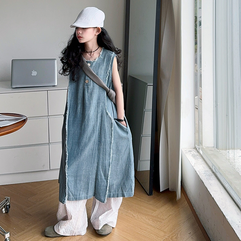 Loose Style Kids Luxury Summer - Street Fashion Outfit 评论和价格