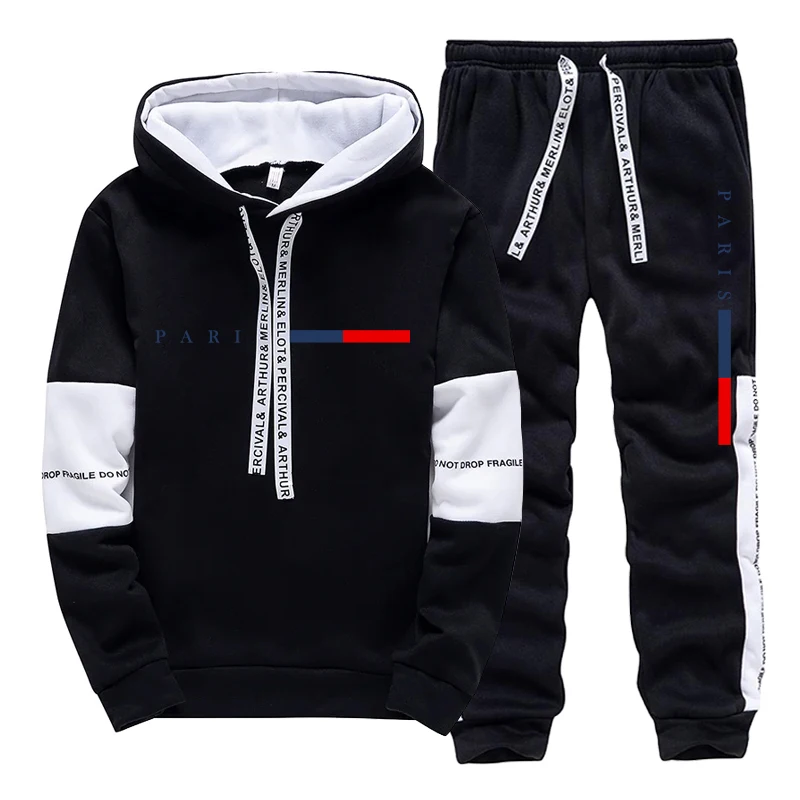Men's Set/Hoodie/Pants Paris F - Street Fashion Winter 评论和价格