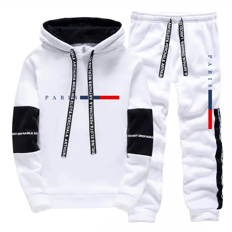 Men's Set/Hoodie/Pants Paris F - Street Fashion Winter 评论和价格