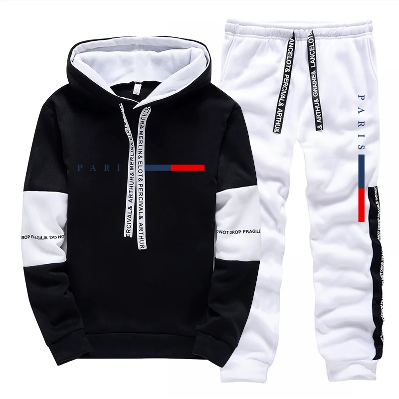 Men's Set/Hoodie/Pants Paris F - Street Fashion Winter 评论和价格