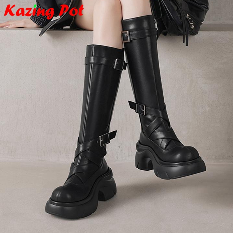 Krazing Pot Cow Split Skin Rou - Street Fashion Winter 评论和价格